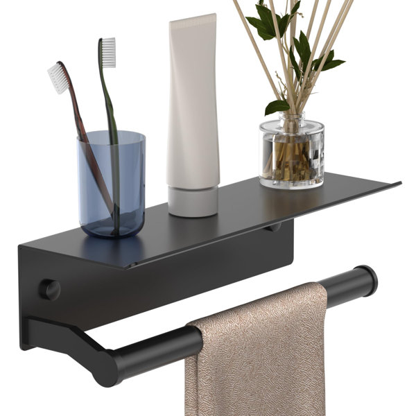 TOP OUT MIAMI, LLC Toilet Paper Holder With Shelf, Paper Towel Holder ...